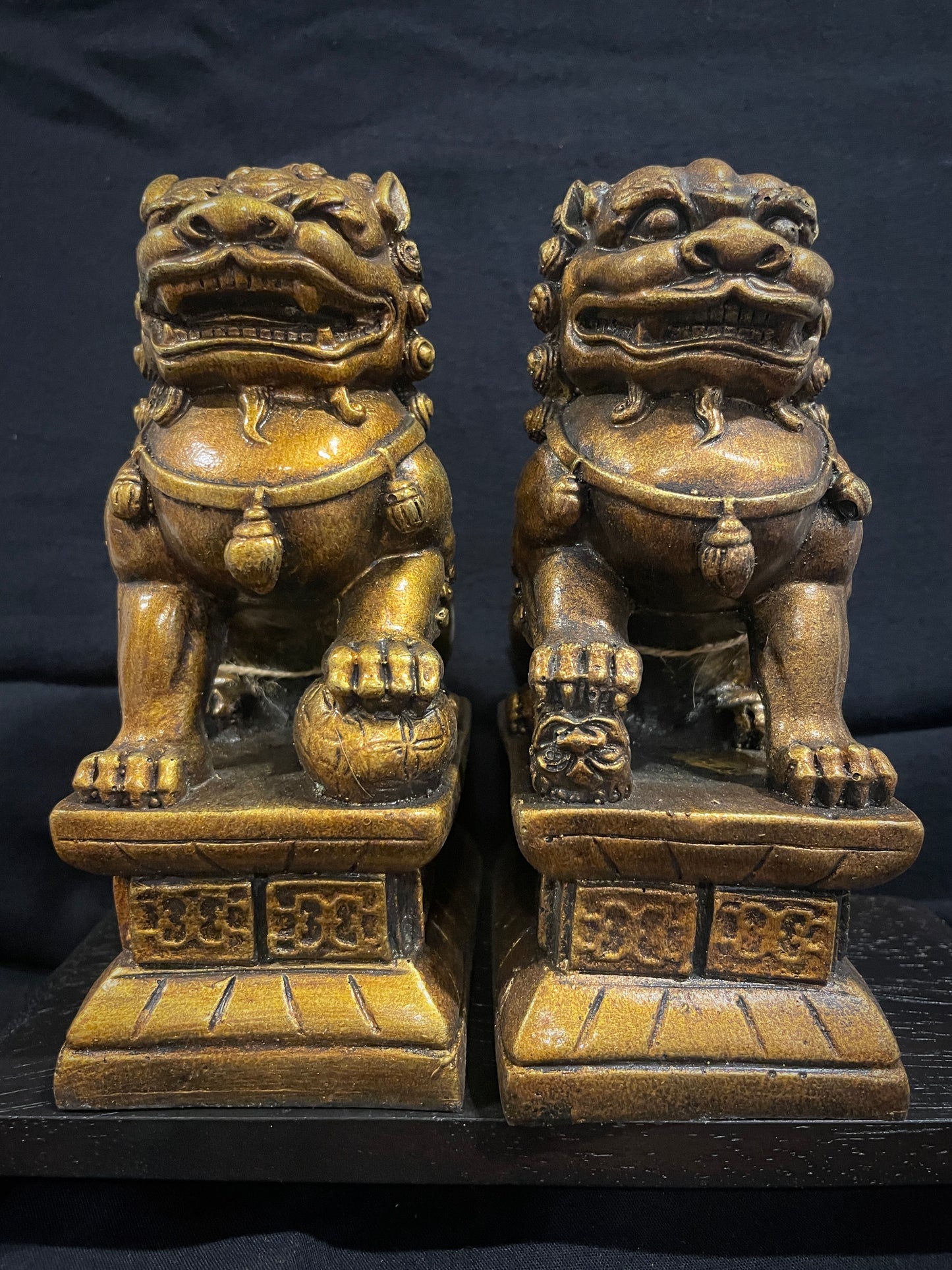 Chinese Temple Lions 17cm (set van 2)