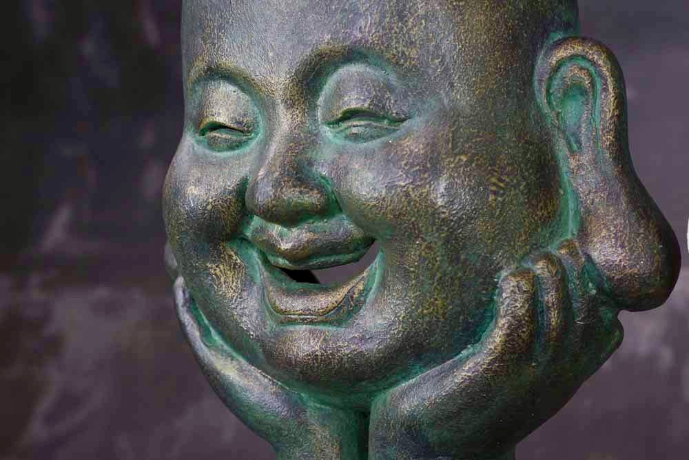 Happy Boeddha op Standaard 71cm