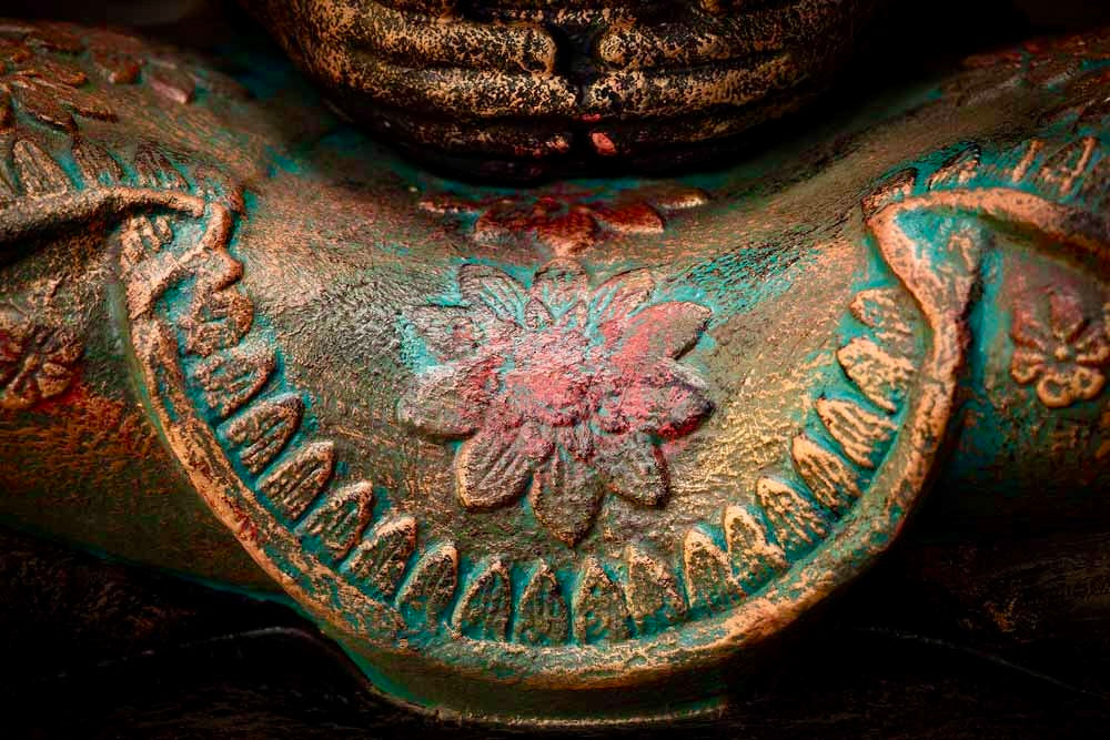 Mediterend zittende Boeddha 95cm