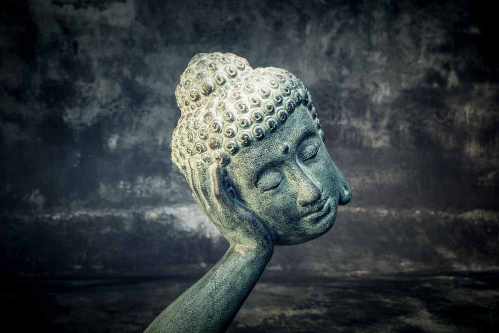 Zwevende Buddha 73cm