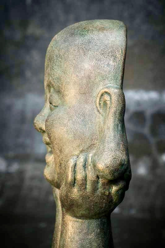 Happy Boeddha op Standaard 71cm