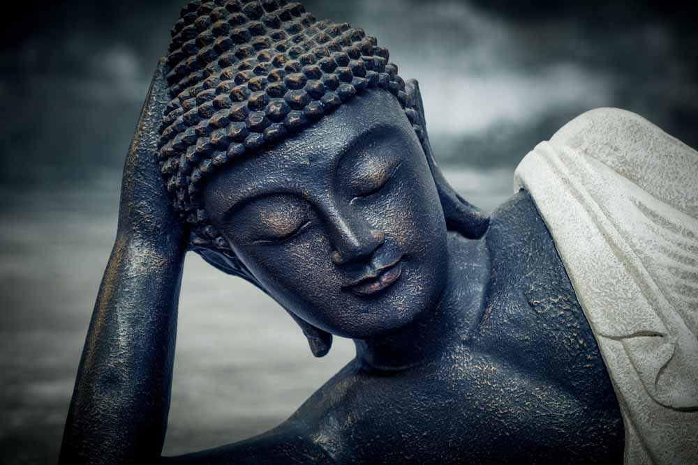 Slapende Boeddha 86 cm lang