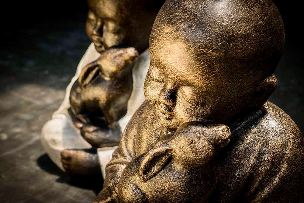 Shaolin met Konijntje 45cm