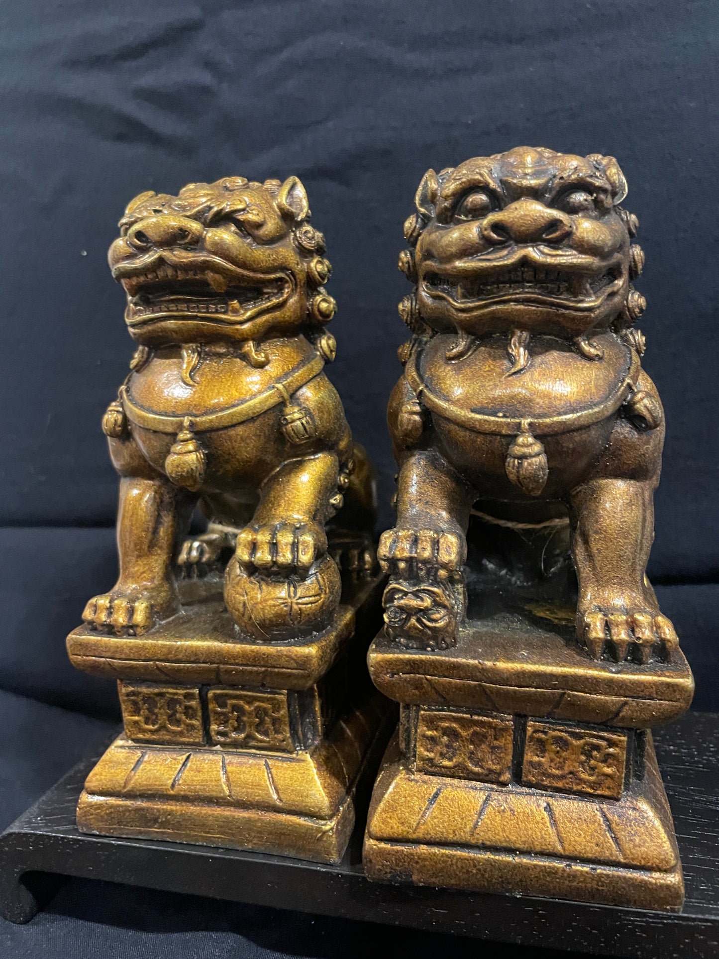 Chinese Temple Lions 17cm (set van 2)