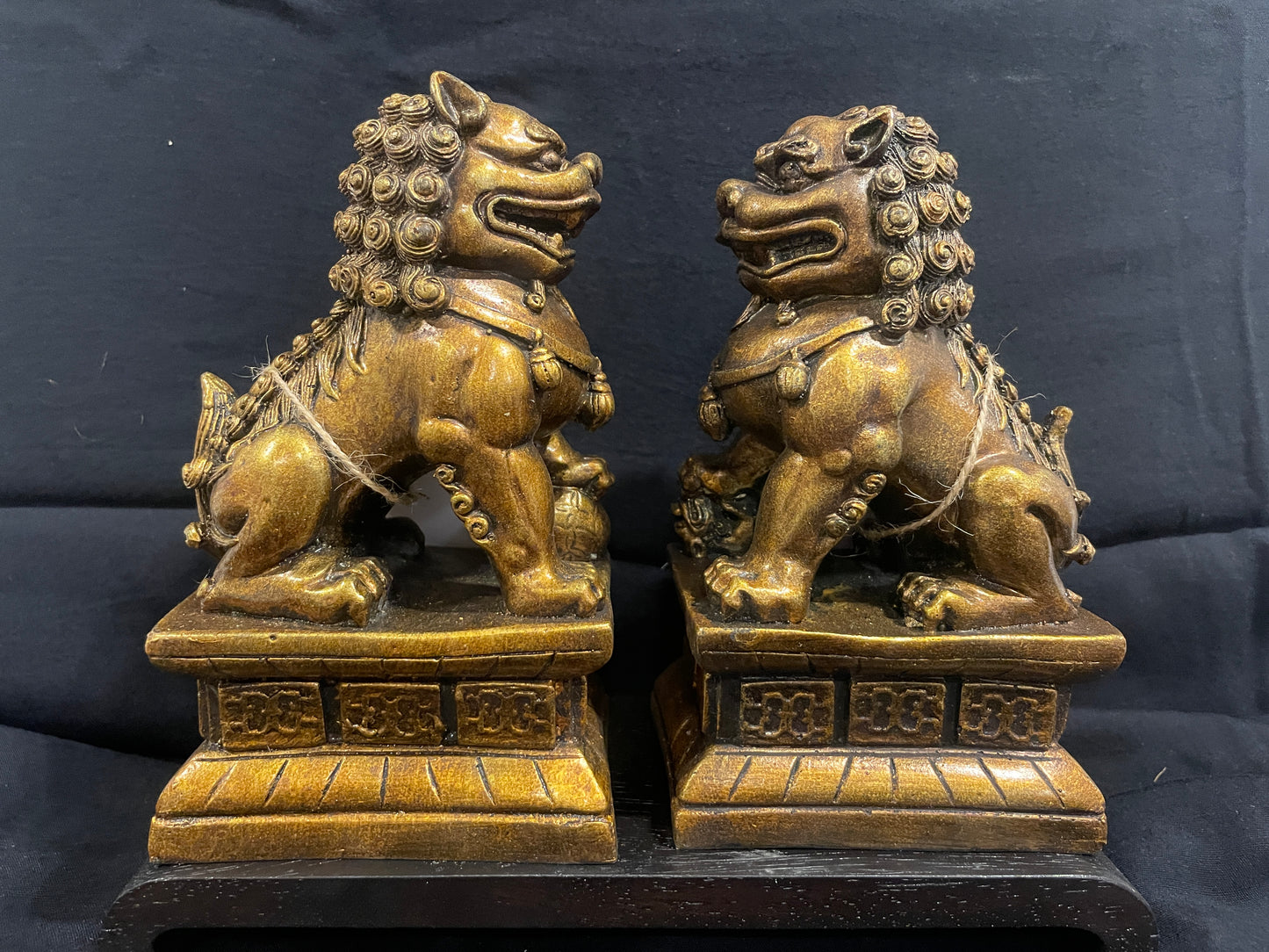 Chinese Temple Lions 17cm (set van 2)