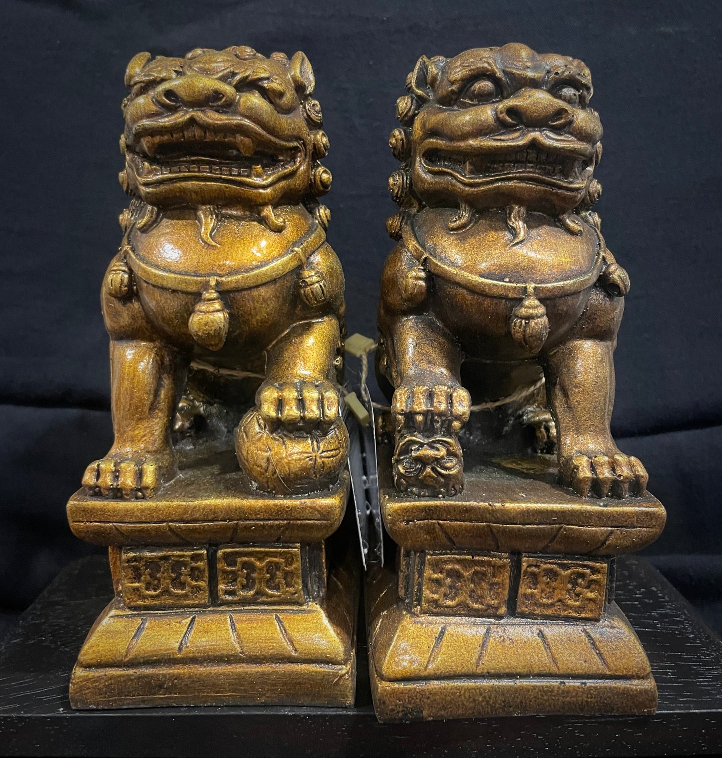 Chinese Temple Lions 17cm (set van 2)