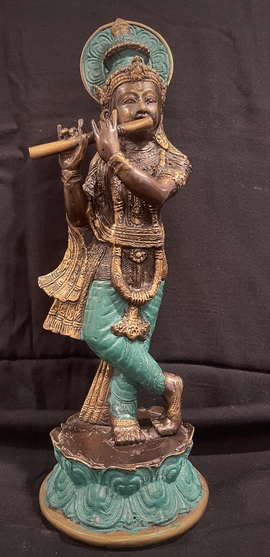 Lord Krishna - Brons 34cm