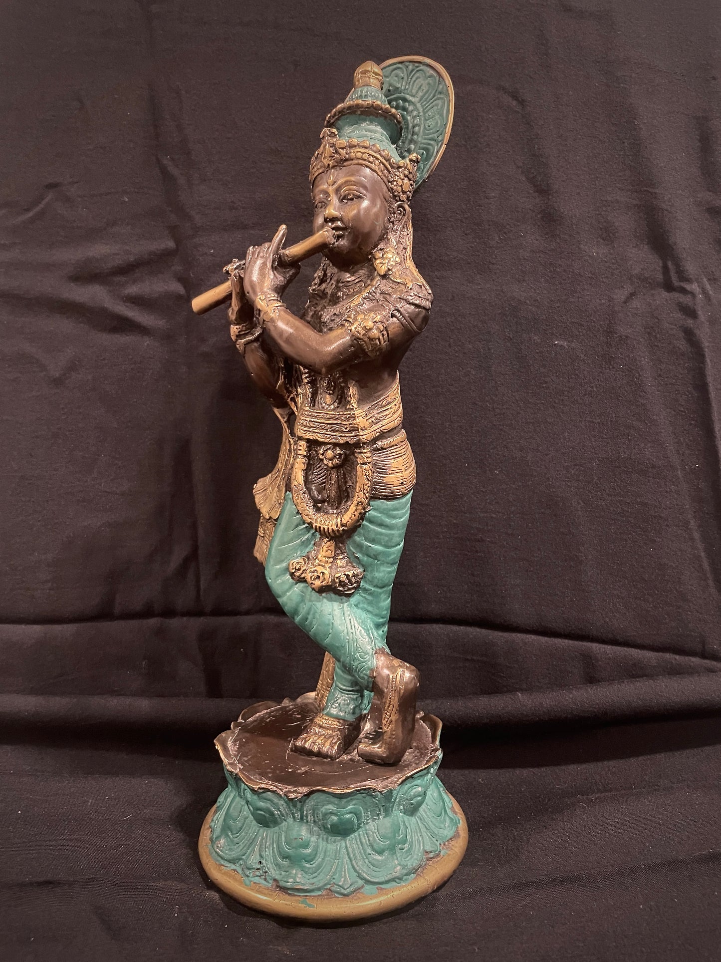 Lord Krishna - Brons 34cm