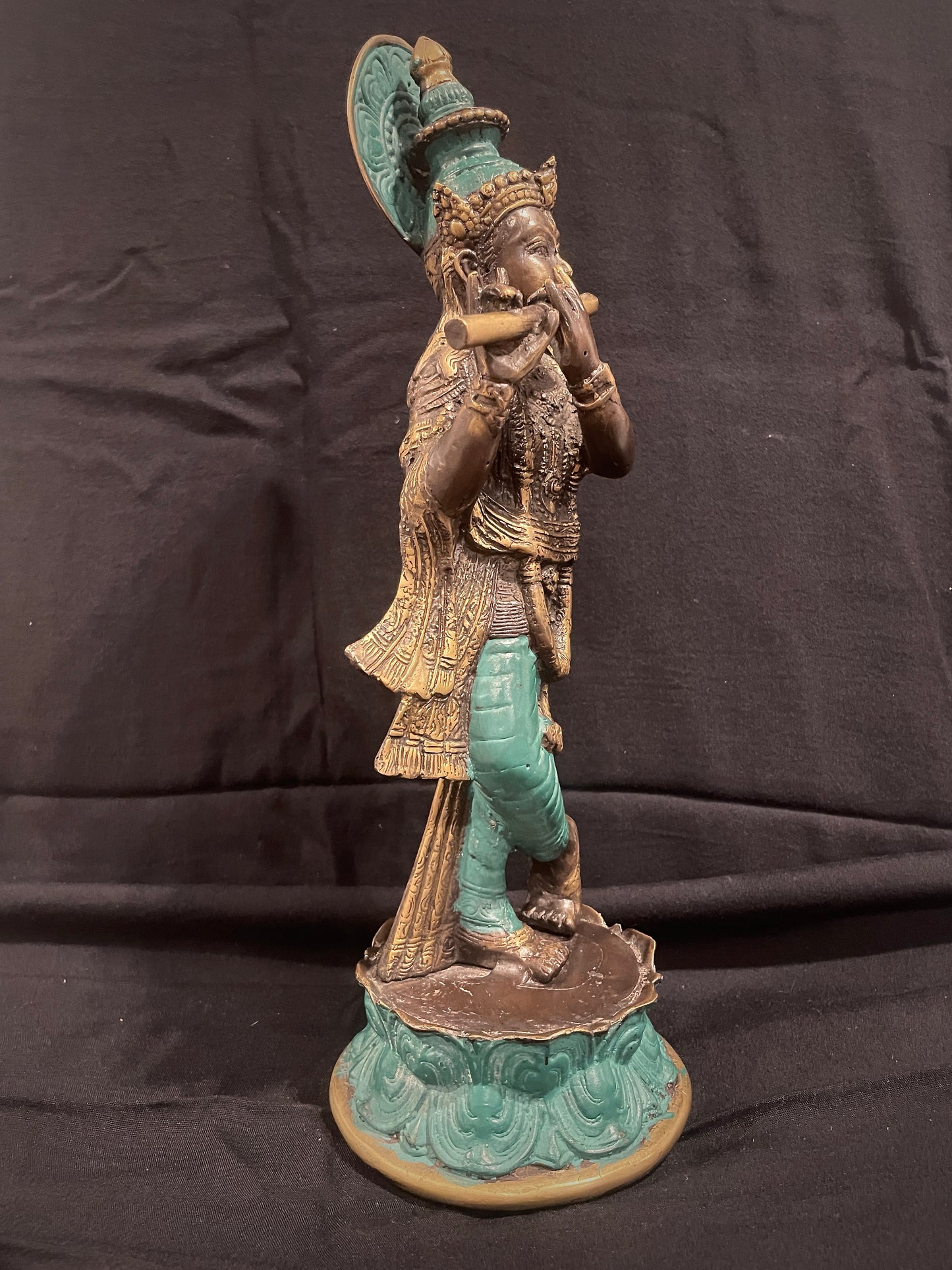 Lord Krishna - Brons 34cm