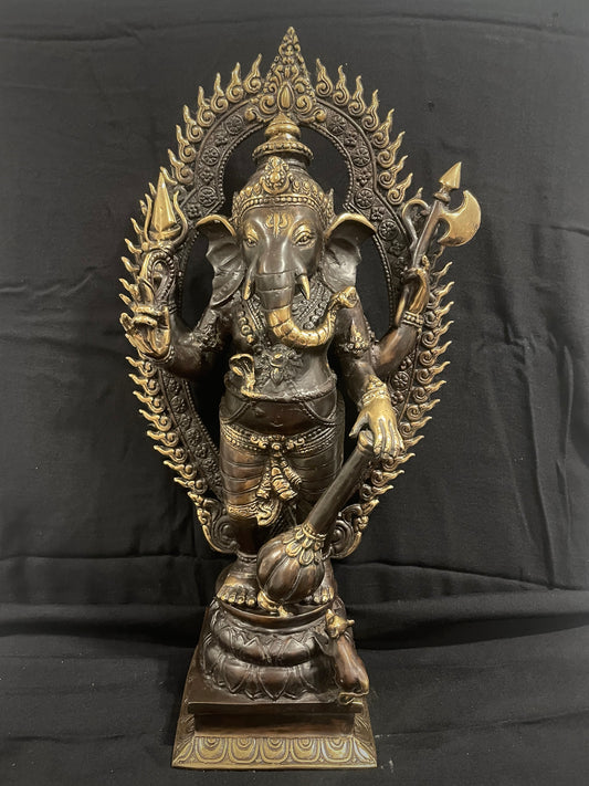 Lord Ganesha - Brons 46.5cm