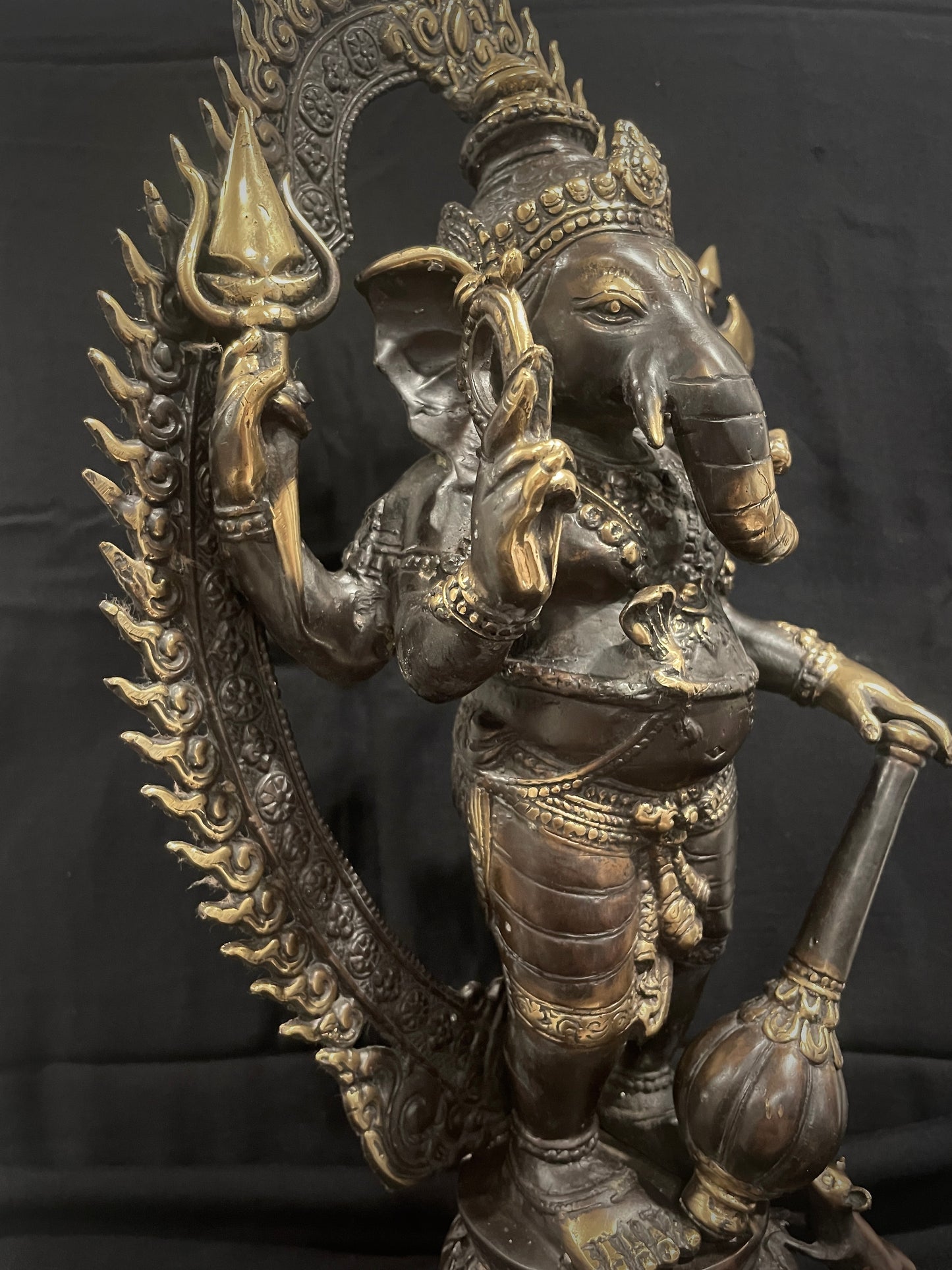 Lord Ganesha - Brons 46.5cm