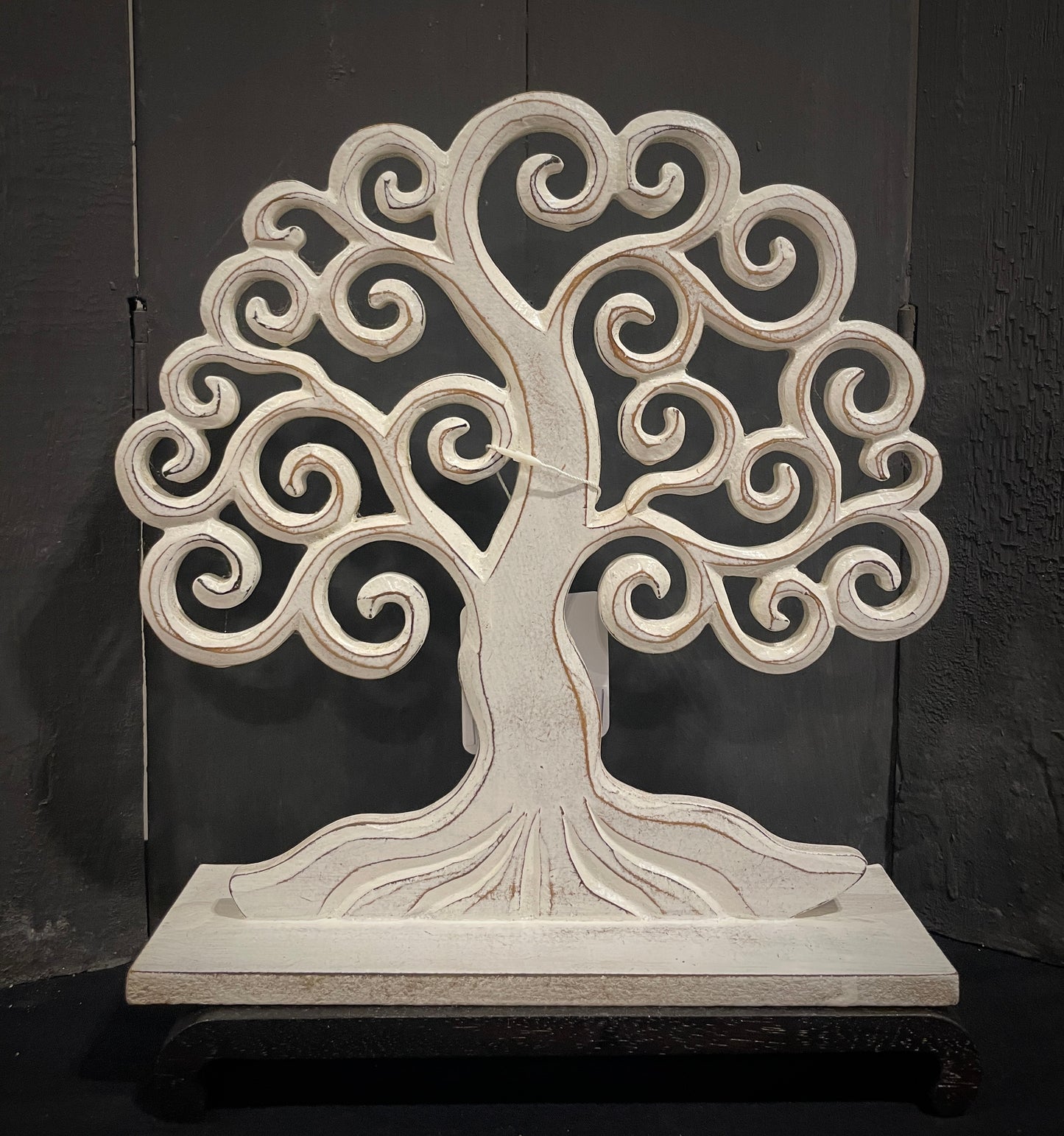 Tree of Life - White Wash 27cm