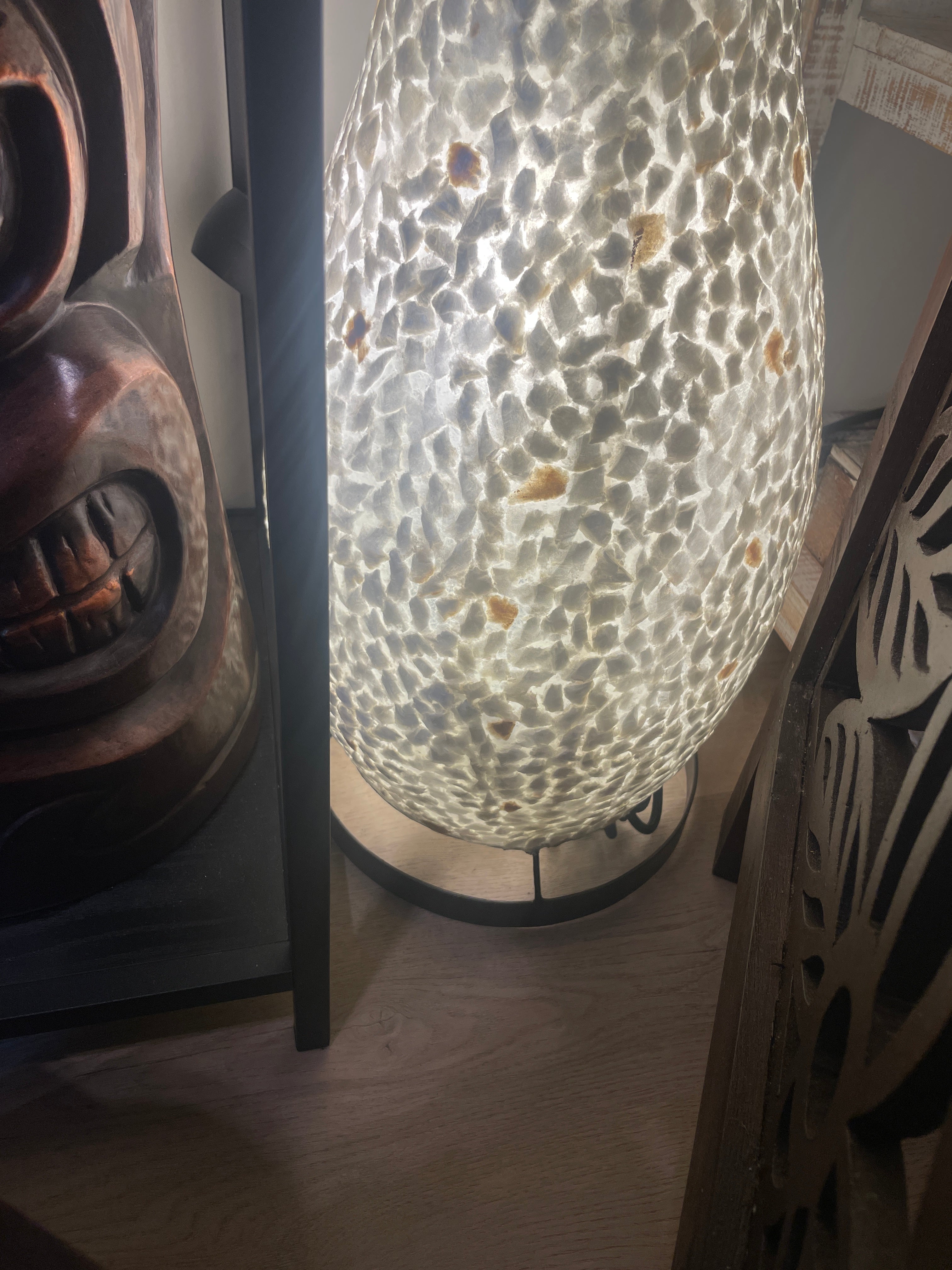Abstract Schelpen Vloerlamp 150cm