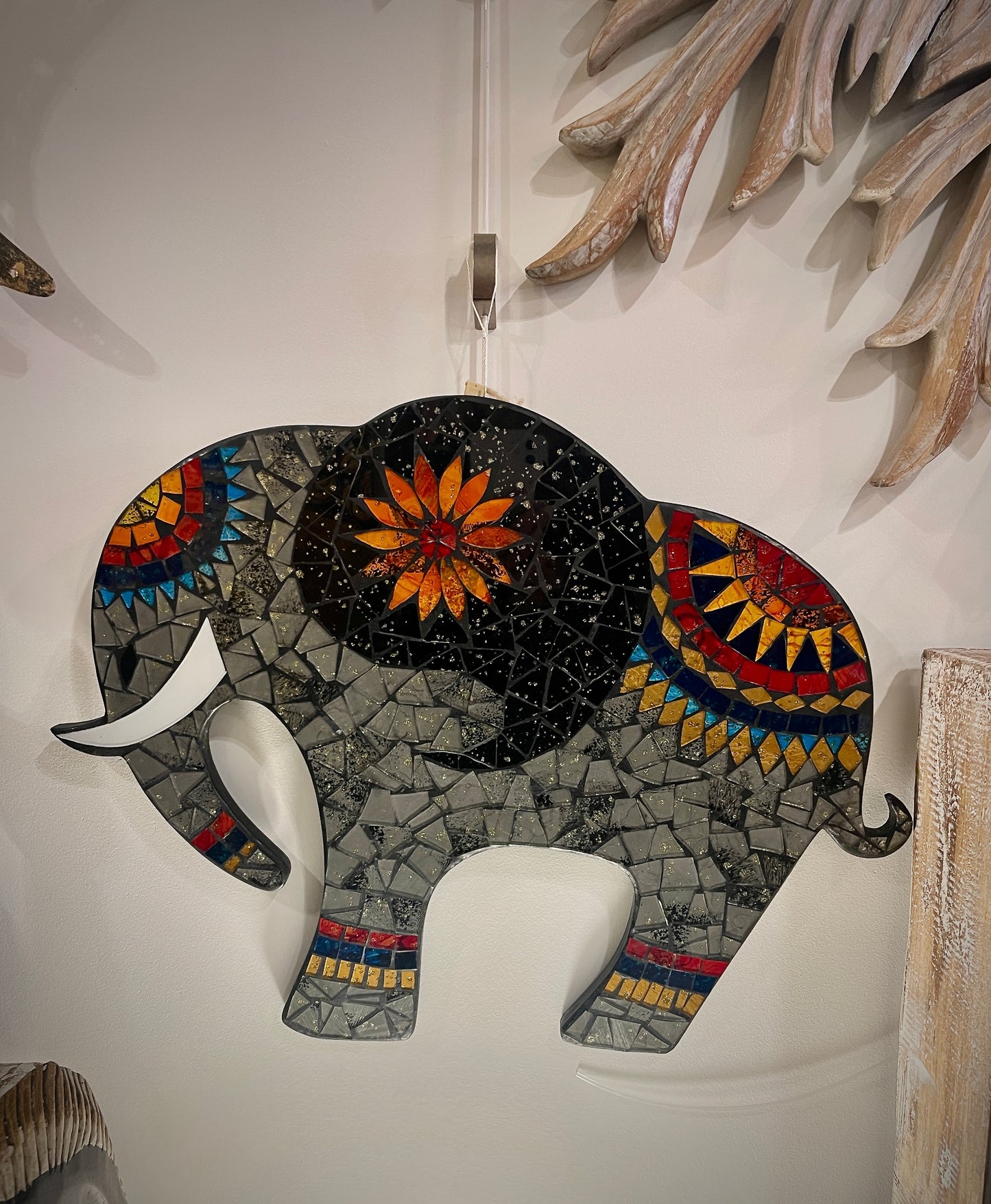 Mozaïek Olifant 44 cm