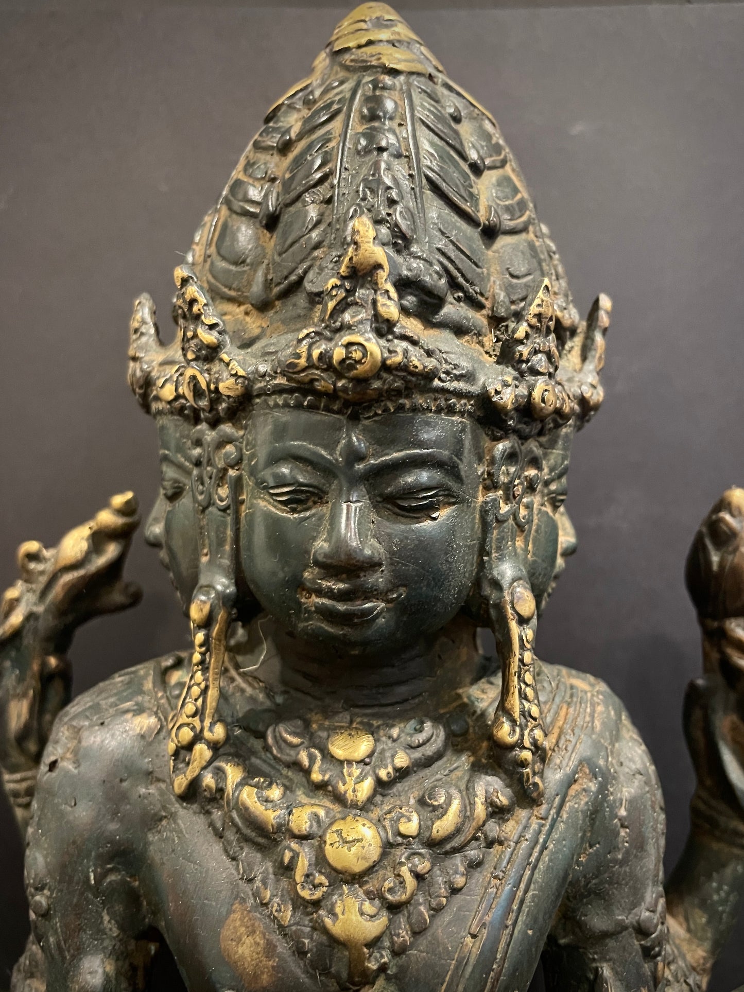 Brahma Trimurti - Brons 22 cm