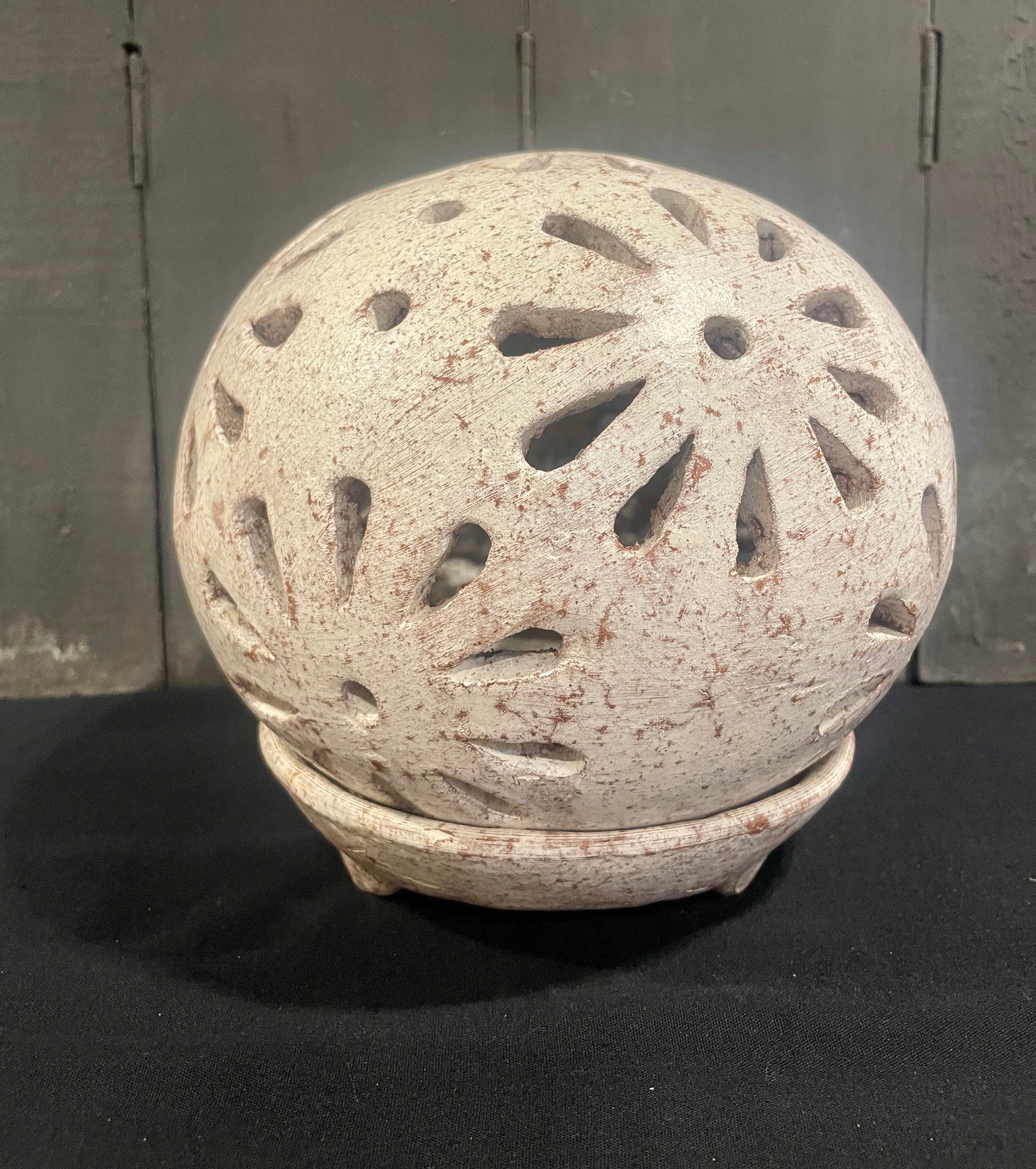 Terracotta Bol Kandelaar