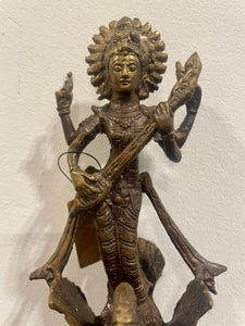 Saraswati - Brons 15cm
