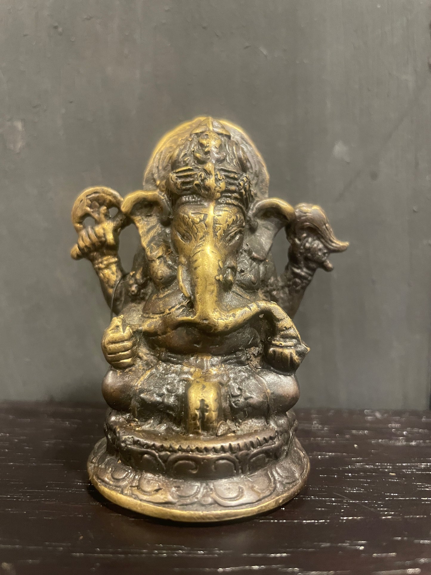 Lord Ganesha - Brons 7cm