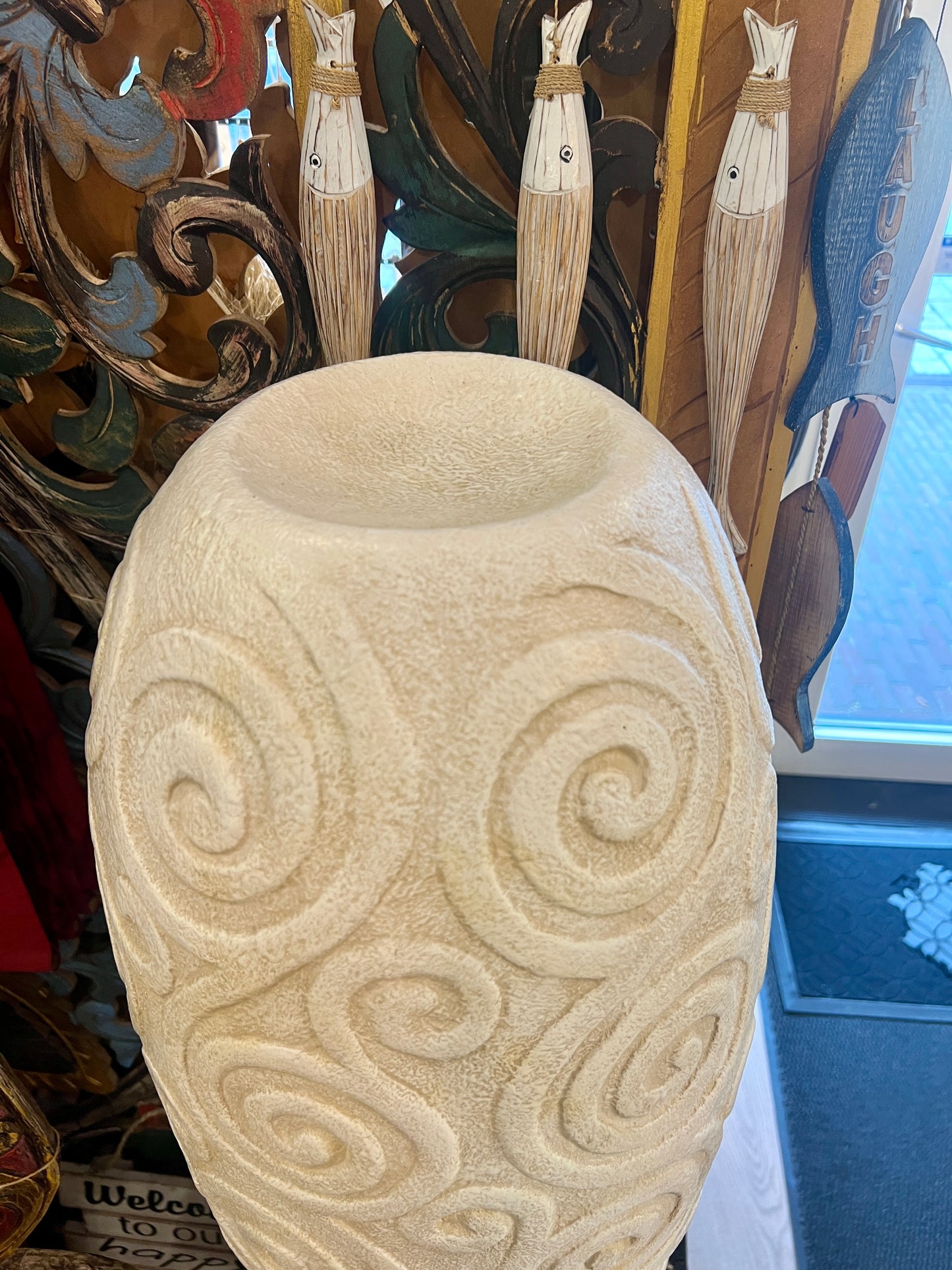 Vase Easter Island Head 100cm