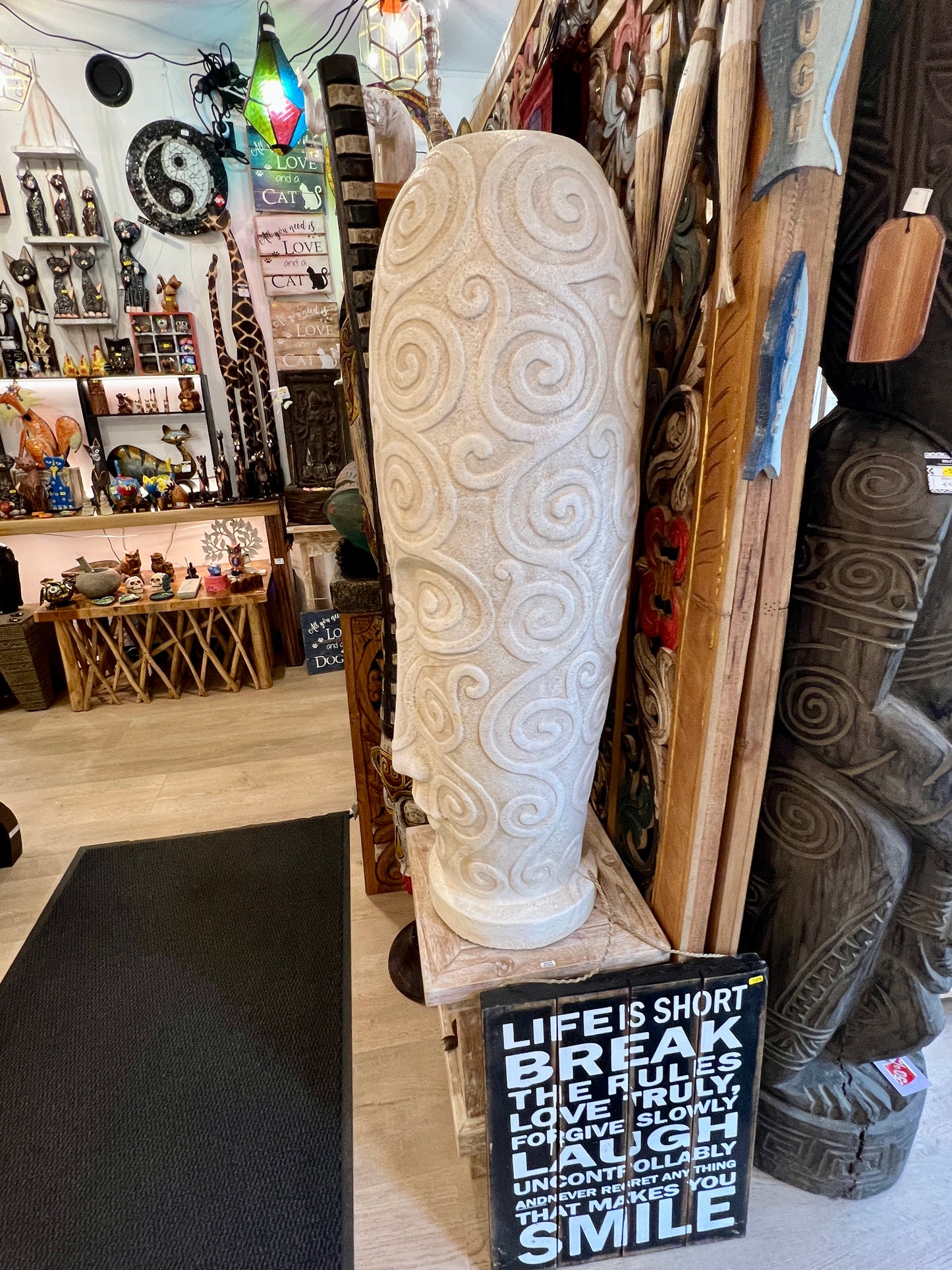 Vase Easter Island Head 100cm