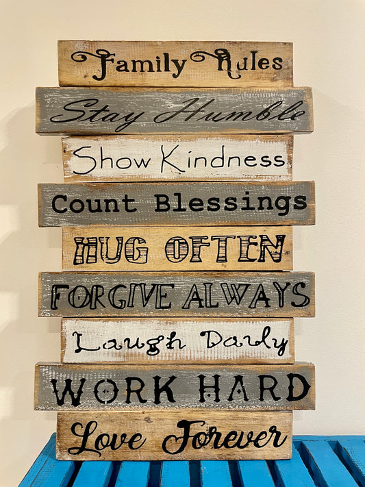 Family Rules ...