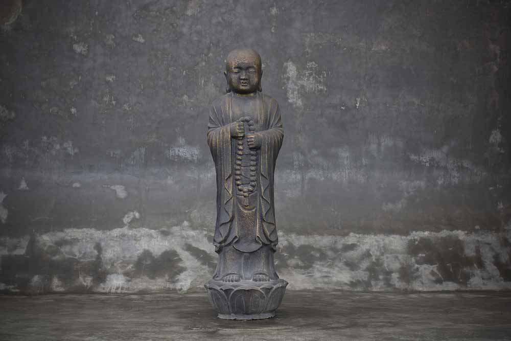 Shaolin Buddha met Gebedskralen 100cm